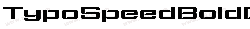 TypoSpeedBoldDemo It字体转换